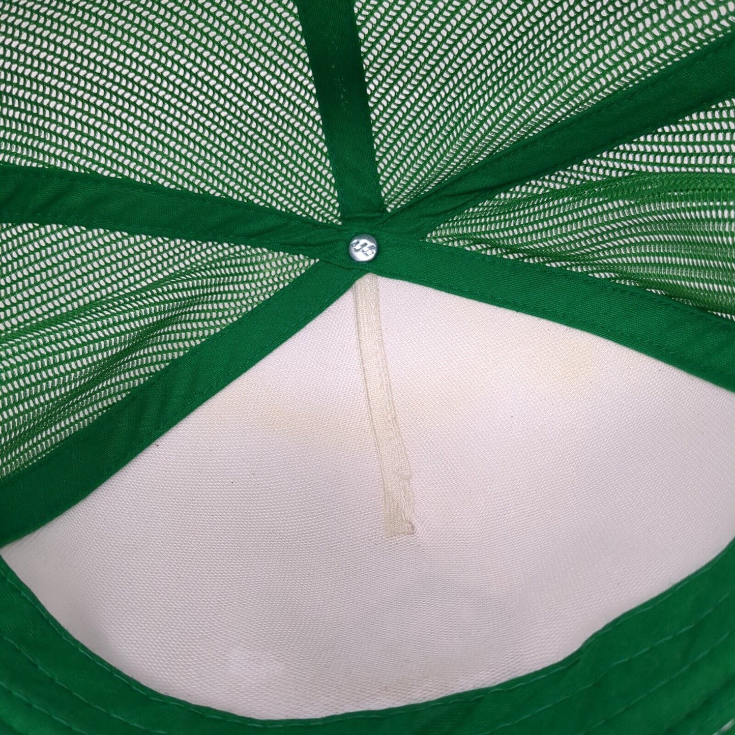 Fat Leaf Water Snapback Mesh Back Trucker Hat Green OSFA Yupoong