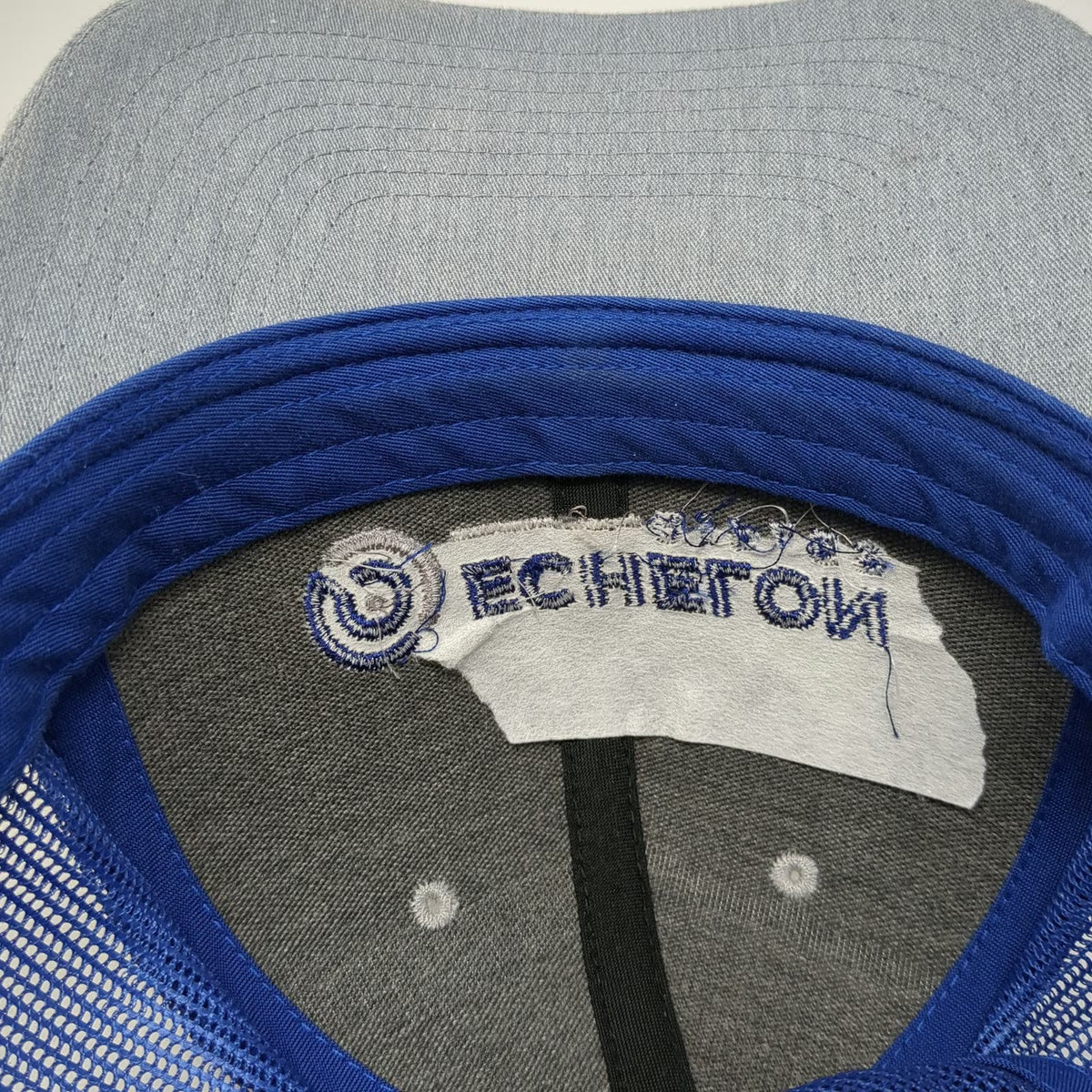 Richardson Trucker Hat Gray Blue One Size Echelon Rifles Mesh Snapback Style 112