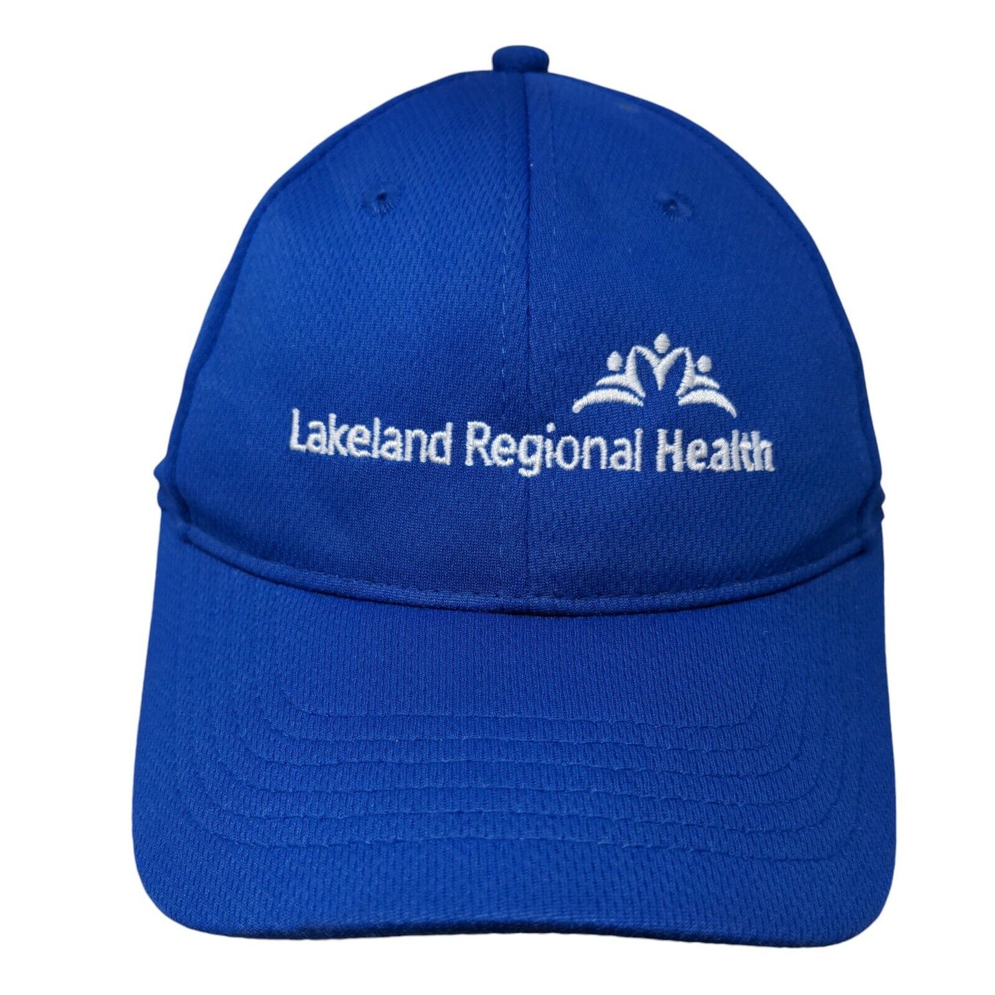 Lakeland Regional Health Strapback Hat Blue One Size Solid Sport-Tek