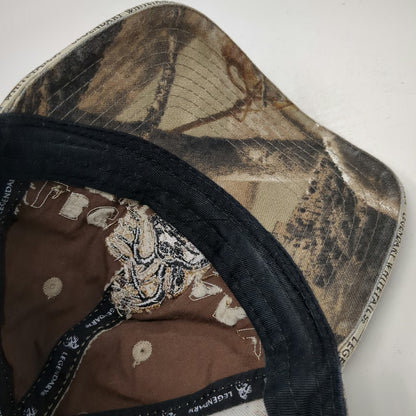 Legendary Whitetails Baseball Cap Beige Camo Deer Embroidered One Size Hat