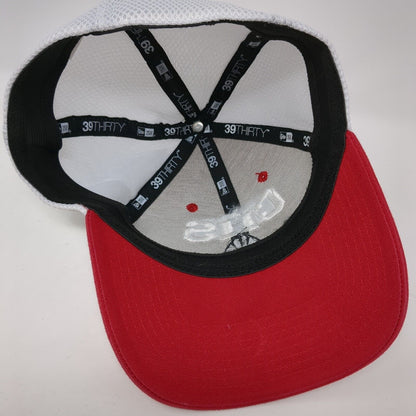CHS Fitted Trucker Hat Red M/L Mesh Back Embroidered Mesh Back 39Thirty New Era