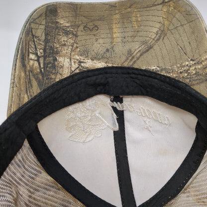 American Metals Snapback Trucker Hat Camouflage One Size Mesh Back Outdoor Cap