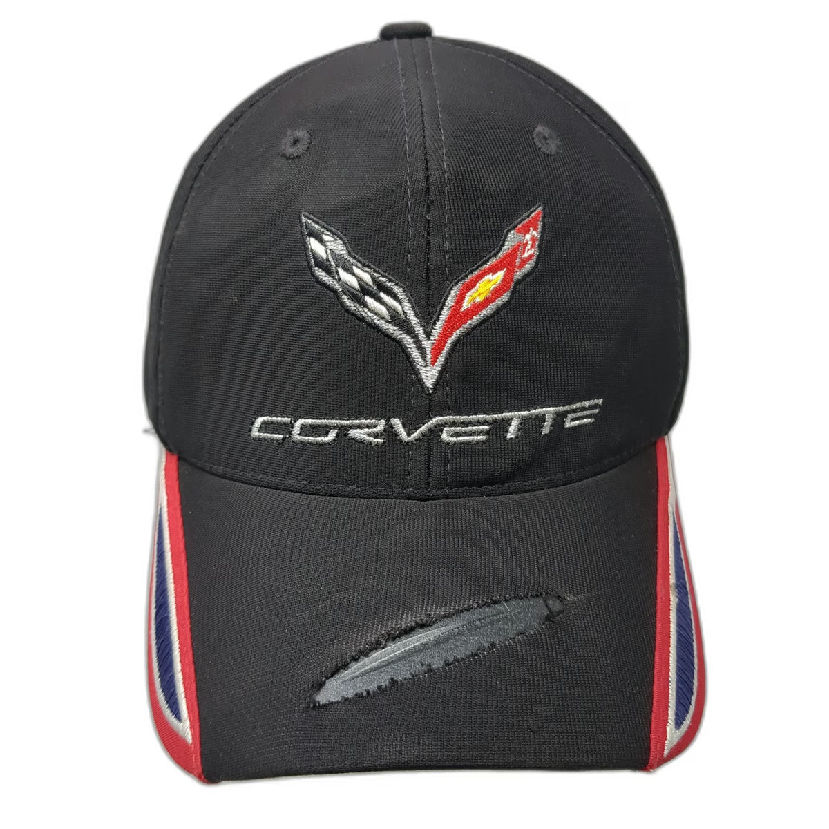 Concept One Corvette Logo Baseball Cap Black One Size Fitted GM Licensed Hat