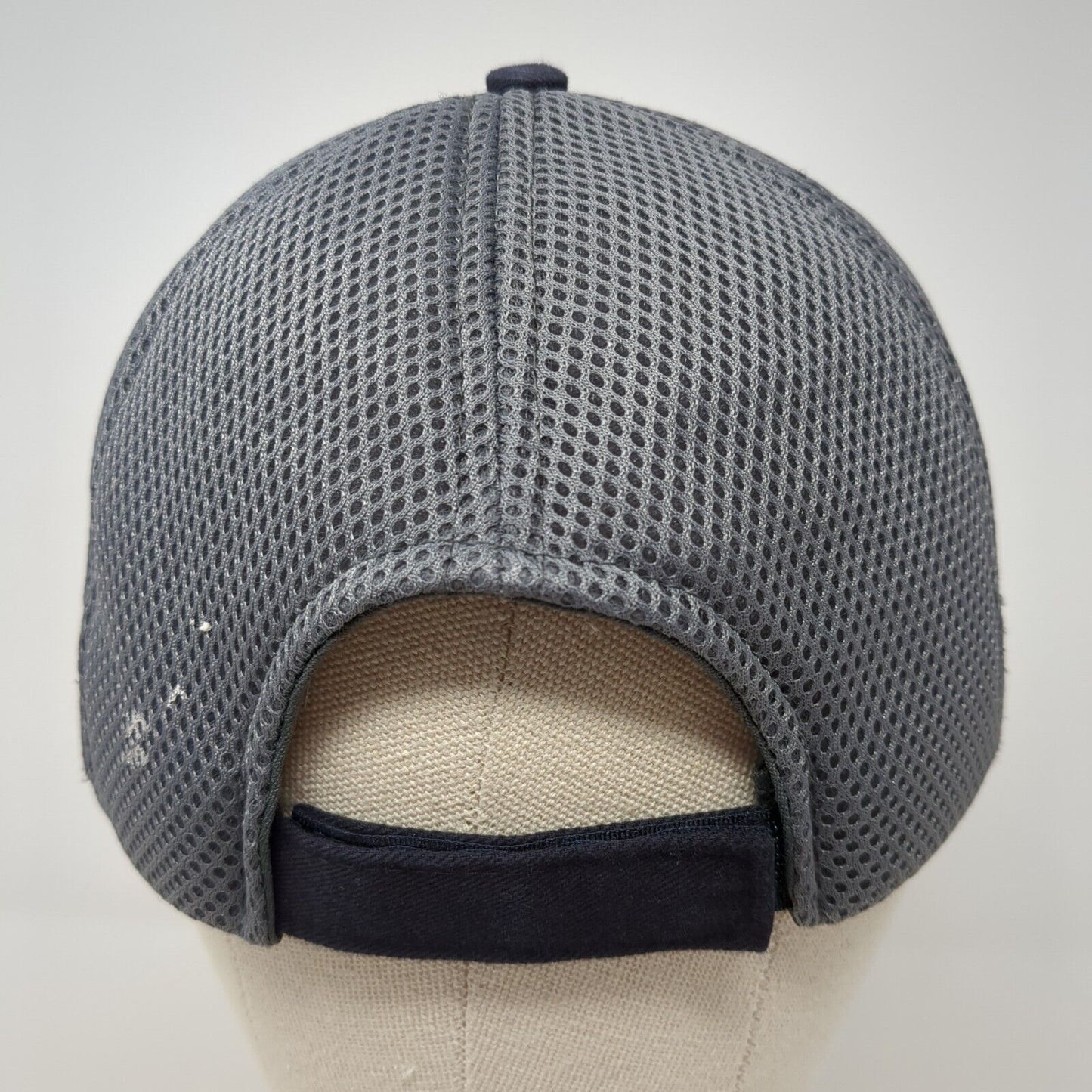 Silver Creek Strapback Mesh Back Hat Blue One Size Embroidered 6 Panel