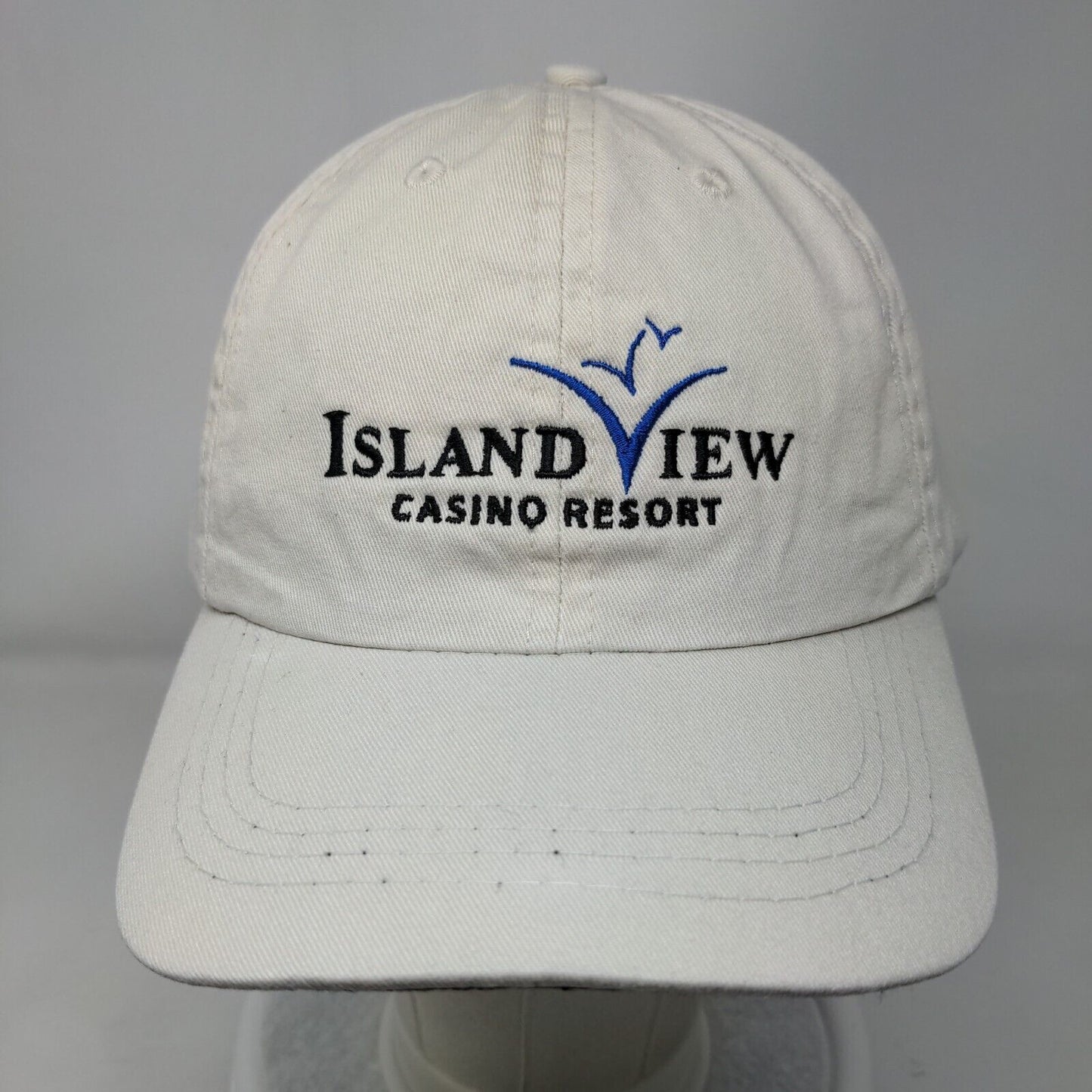 Island View Casino Resort Slideback Hat Cream One Size Adjustable