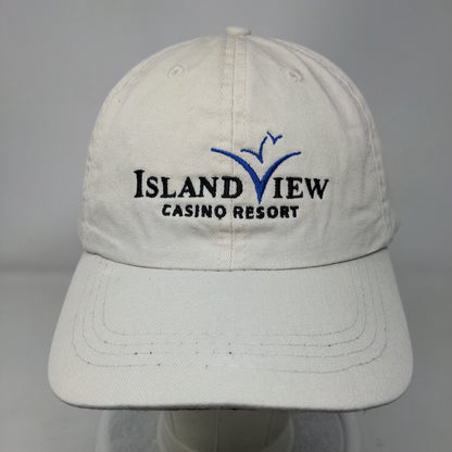 Island View Casino Resort Slideback Hat Cream One Size Adjustable