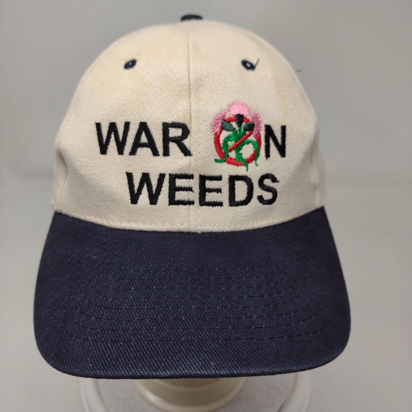 War On Weeds Strapback Hat Multi OSFA Embroidered Colorblock Hit Wear