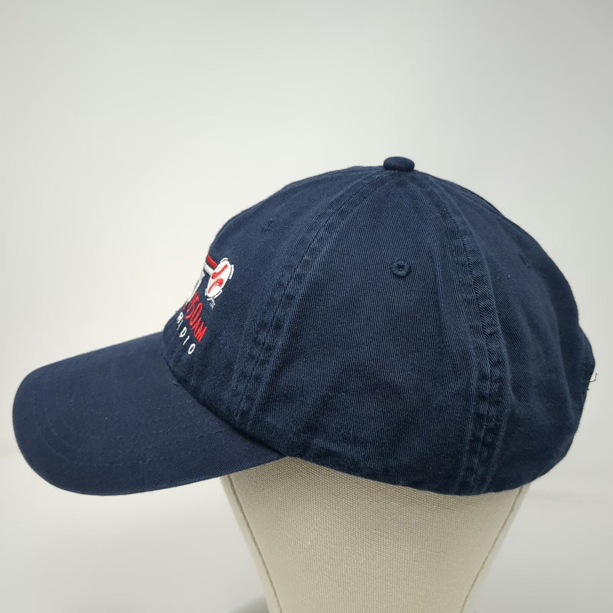 Baseball Cap Blue White Red One Size WEEI 850 AM Sports Radio Strapback Hat