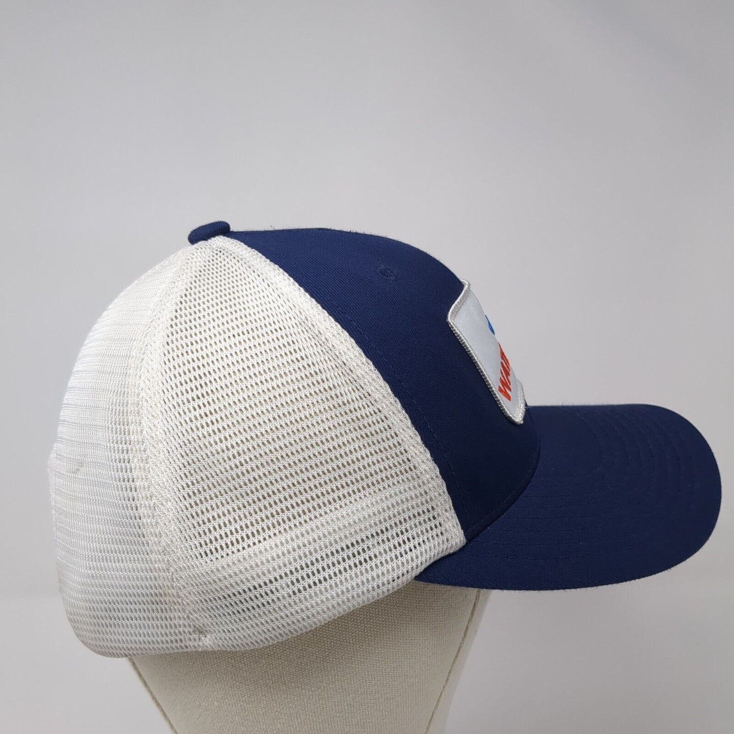 Waterbird Snapback Trucker Hat Blue One Size 110 Flexfit Mesh Back Cap America