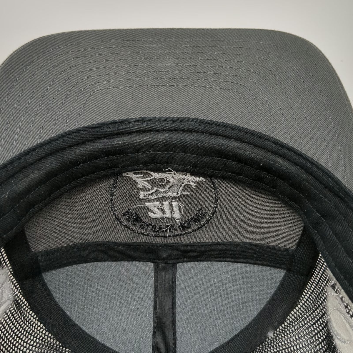 Richardson Trucker Hat Gray Black One Size ABC Supply Co 211 Bradenton Florida