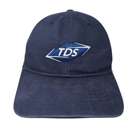 TDS Strapback Hat Blue One Size Adjustable Embroidered Otto 6 Panel