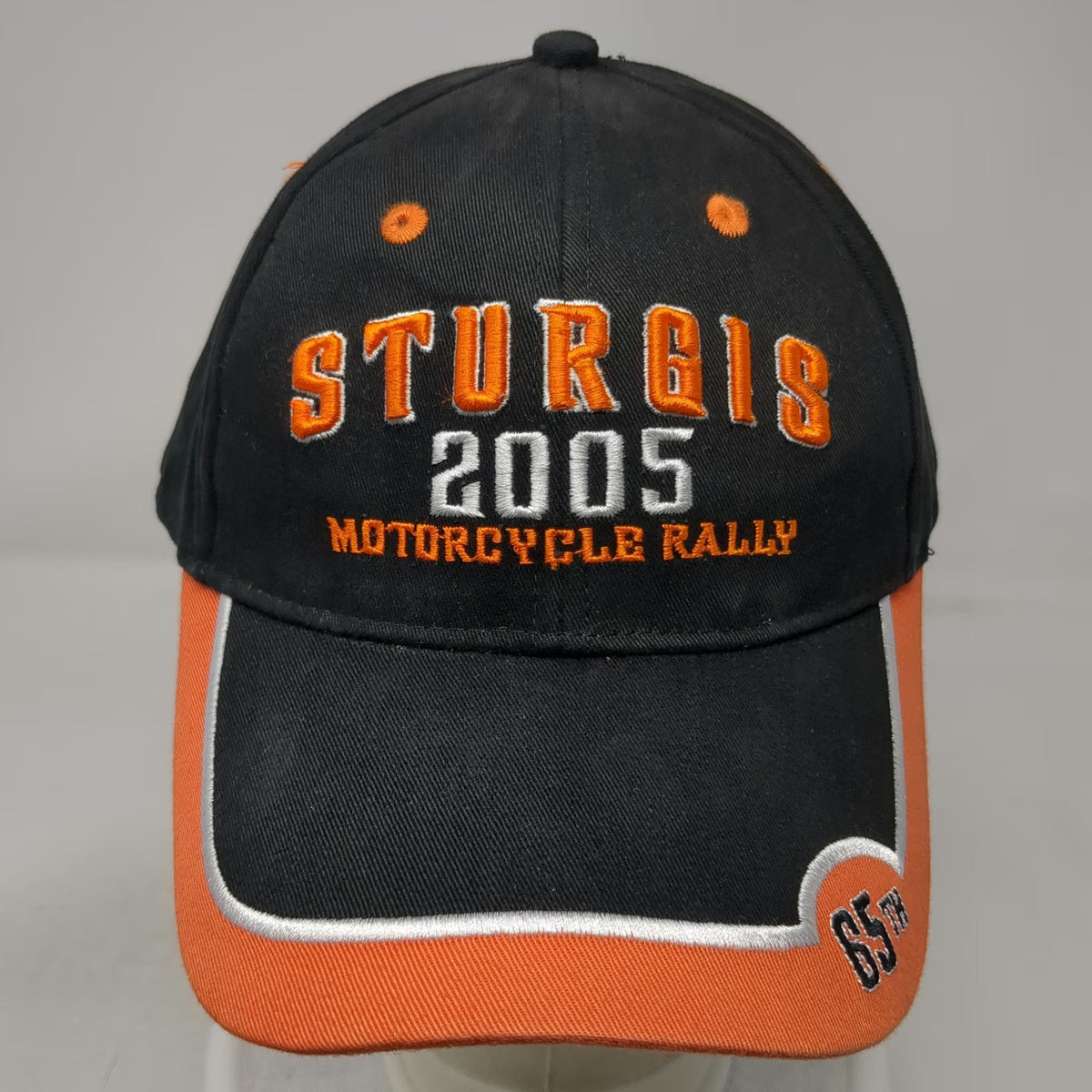 Hi-Way Distributing Baseball Cap Black OSFM Sturgis 2005 Motorcycle Rally Hat