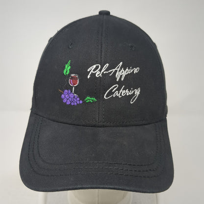 Pel-Appino Catering Strapback Hat Black One Size Adjustable Dri-Duck