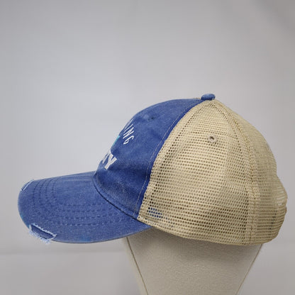 I'll Bring The Party Snapback Trucker Hat Multicolor OS Mesh Back Distressed