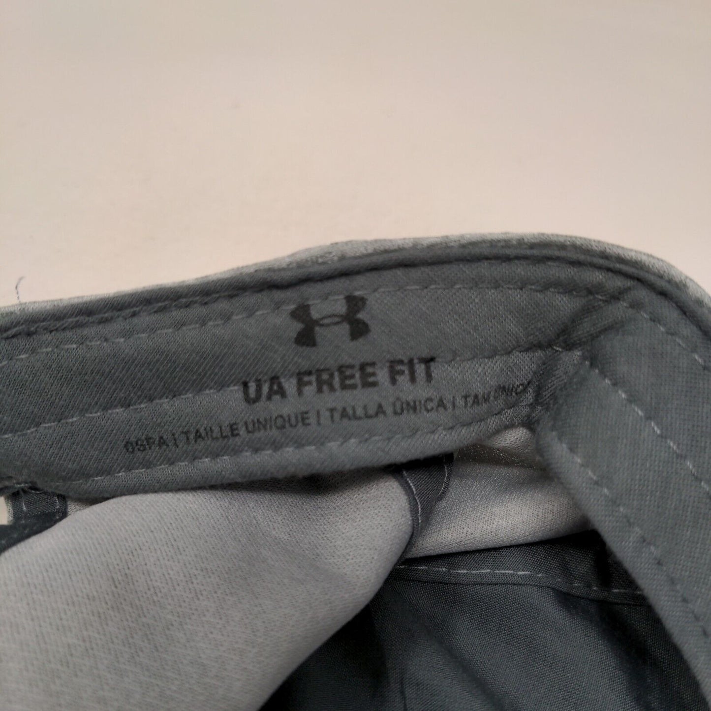 Under Armour Women's Slideback Hat Gray OSFA UA Free Fit Embroidered