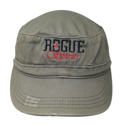 Rogue Spirits Strapback Cadet Army Cap Hat Green One Size District Threads