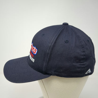 Pacific Headwear Baseball Cap Blue 8 Garton's Rigging Crane Specialists Hat Logo