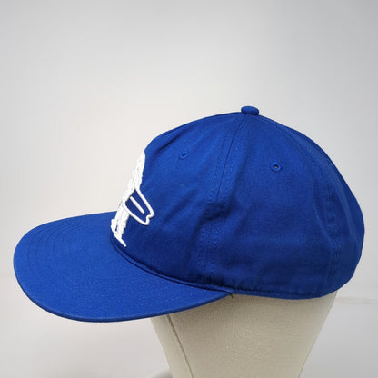 Everyday California 5 Panel Blue One Size Snapback Hat Surfing Bear Logo Cotton