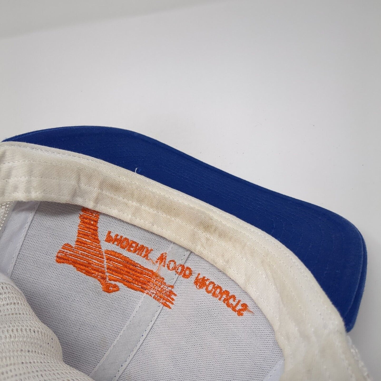 Phoenix Wood Products Snapback Trucker Hat Blue OS Adjustable Mesh Richardson