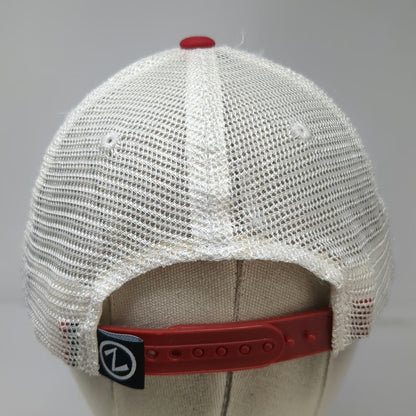 Indiana Hoosiers NCAA Zephyr Trucker Hat Red White One Size Mesh Snapback IU
