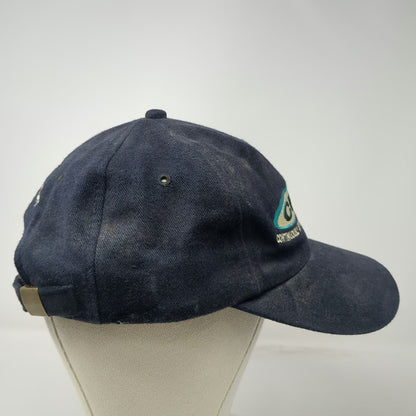 Bullet Line Baseball Cap Blue One Size Johnson Matthey JM CRT Logo Slideback Hat