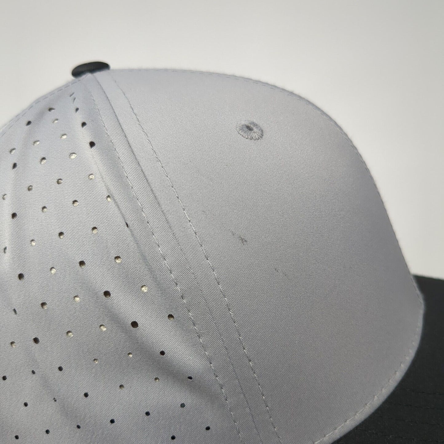 Power Plus Inc Idaho Snapback Hat Gray M/L Flexfit Breathable Richardson