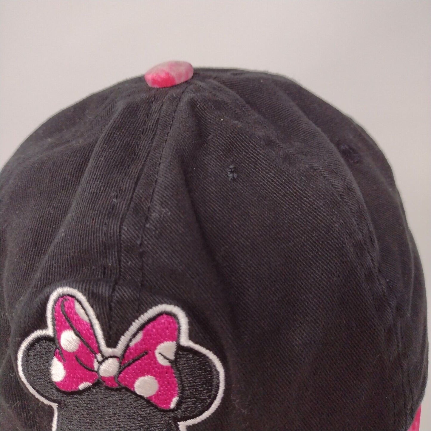 Minnie Mouse Slideback Hat Multicolor OSFA Adjustable Tie Dye Disney