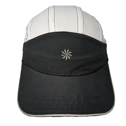 Athleta Baseball Cap White Black One Size Performance Running Mesh Logo Hat