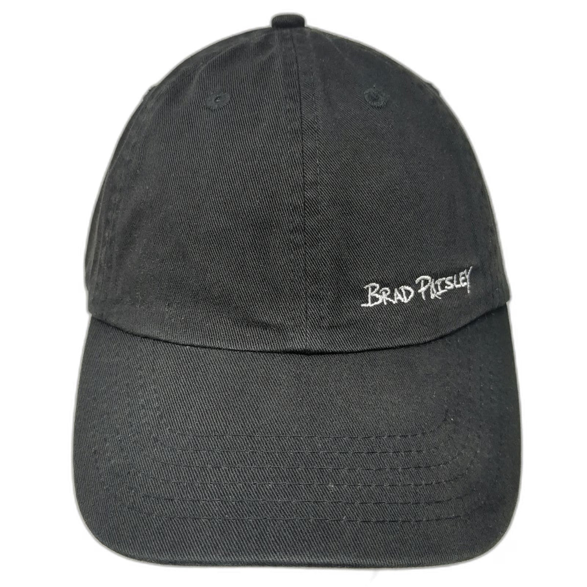 Brad Paisley Black Baseball Cap One Size Hat Cotton Slideback Country Music