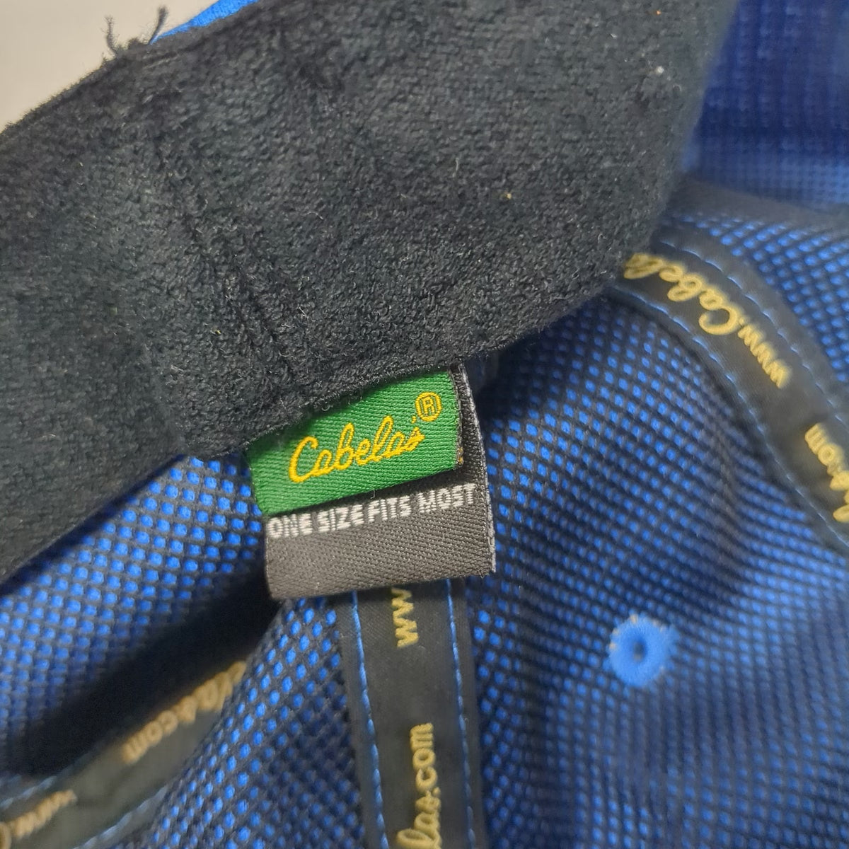 Cabela's Baseball Cap Blue One Size ProFlex Fishing Trout Outfitter Mesh Hat