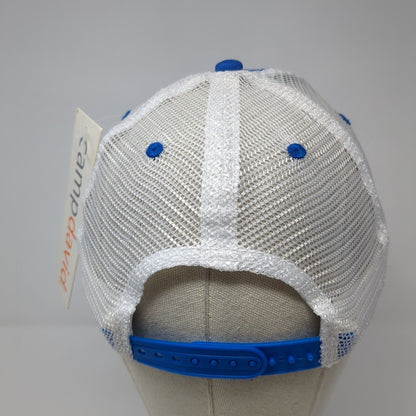 Brighton UT Snapback Trucker Hat Blue OS Adjustable Mesh Back W/Tags Camp David