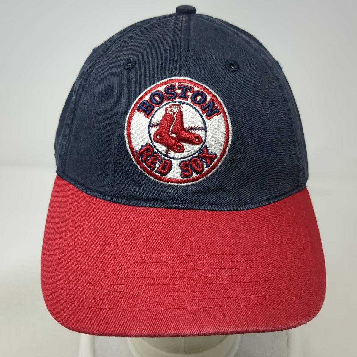 Boston Red Sox MLB Drew Pearson Baseball Cap Blue White One Size Adjustable Hat