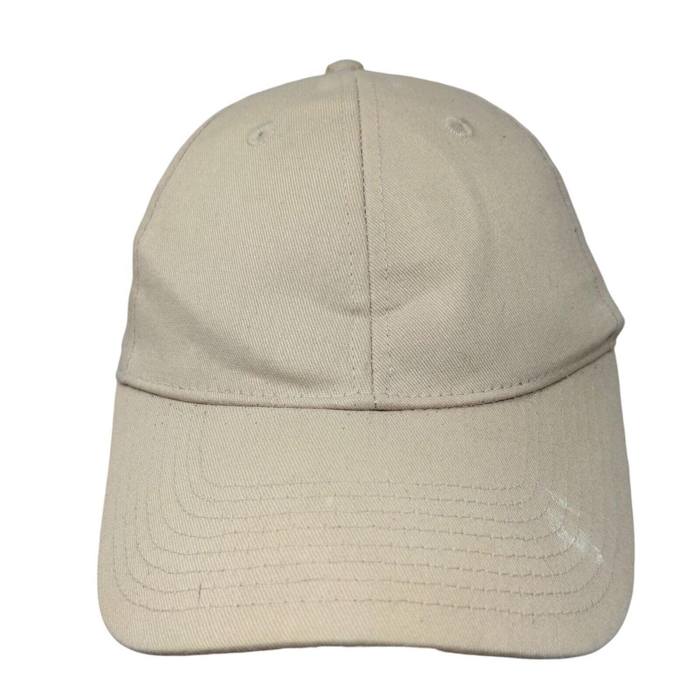 H&M Slideback Hat Tan One Size 56-62 Adjustable Outdoor 6 Panel Blank