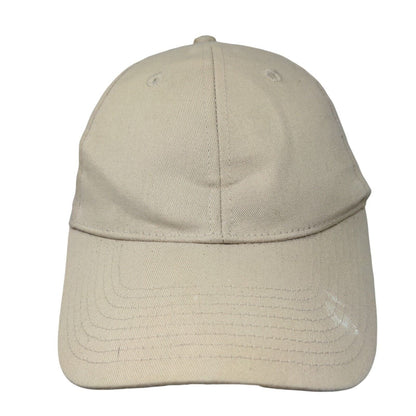 H&M Slideback Hat Tan One Size 56-62 Adjustable Outdoor 6 Panel Blank
