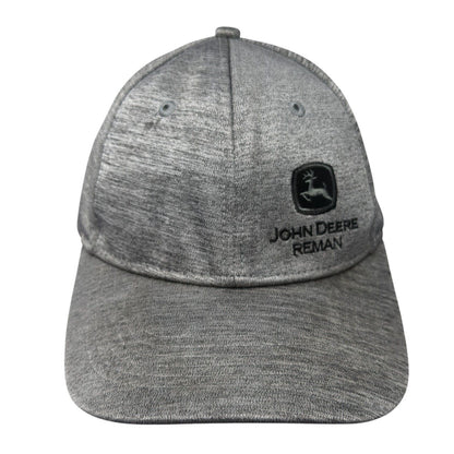 John Deere Reman 2018 Slideback Hat Gray One Size Adjustable 6 Panel