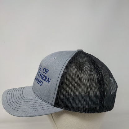 T.A. Of Southern Idaho Snapback Trucker Hat Gray One Size Adjustable Richardson