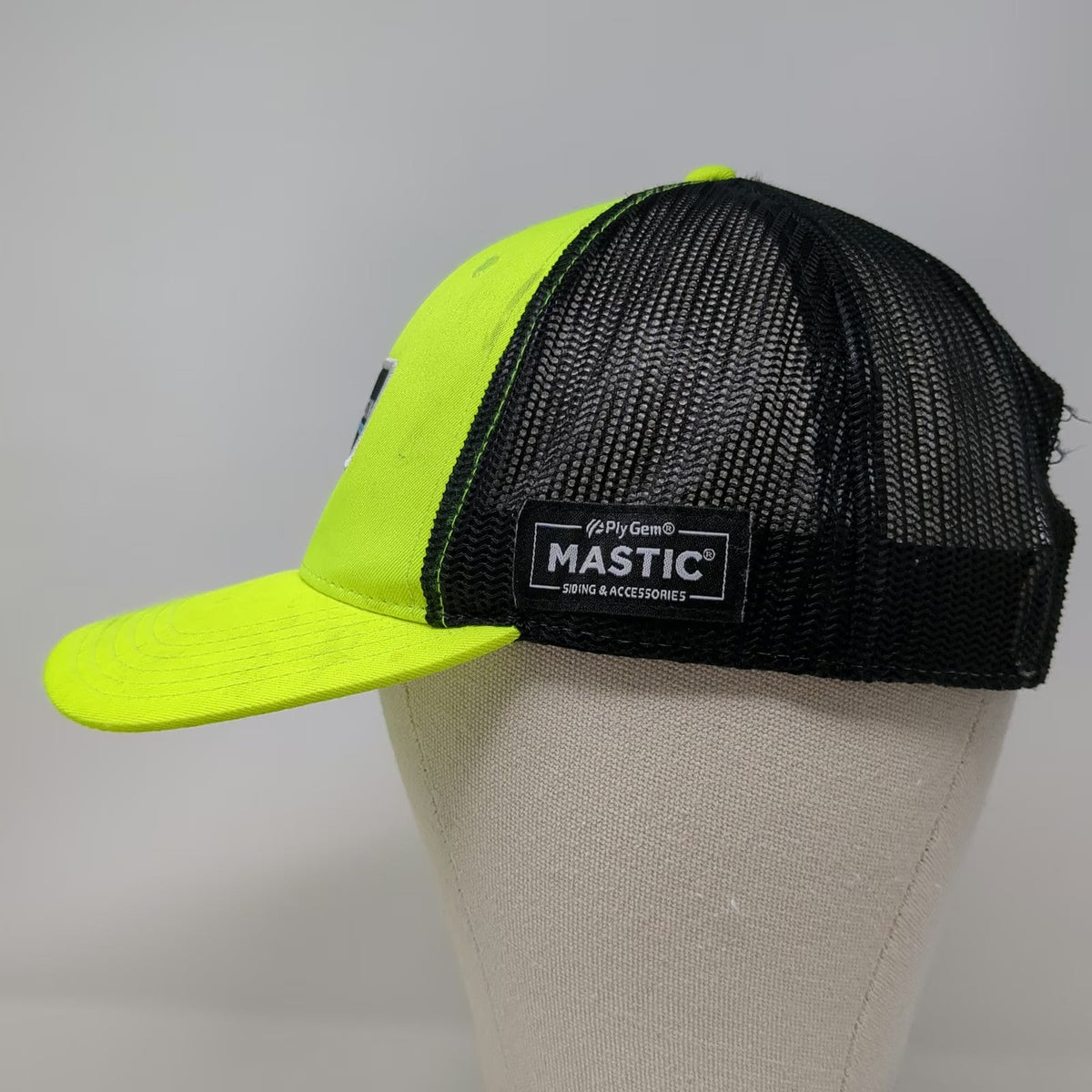 Lansing Building Products Trucker Hat Green Black One Size Mesh Snapback Work