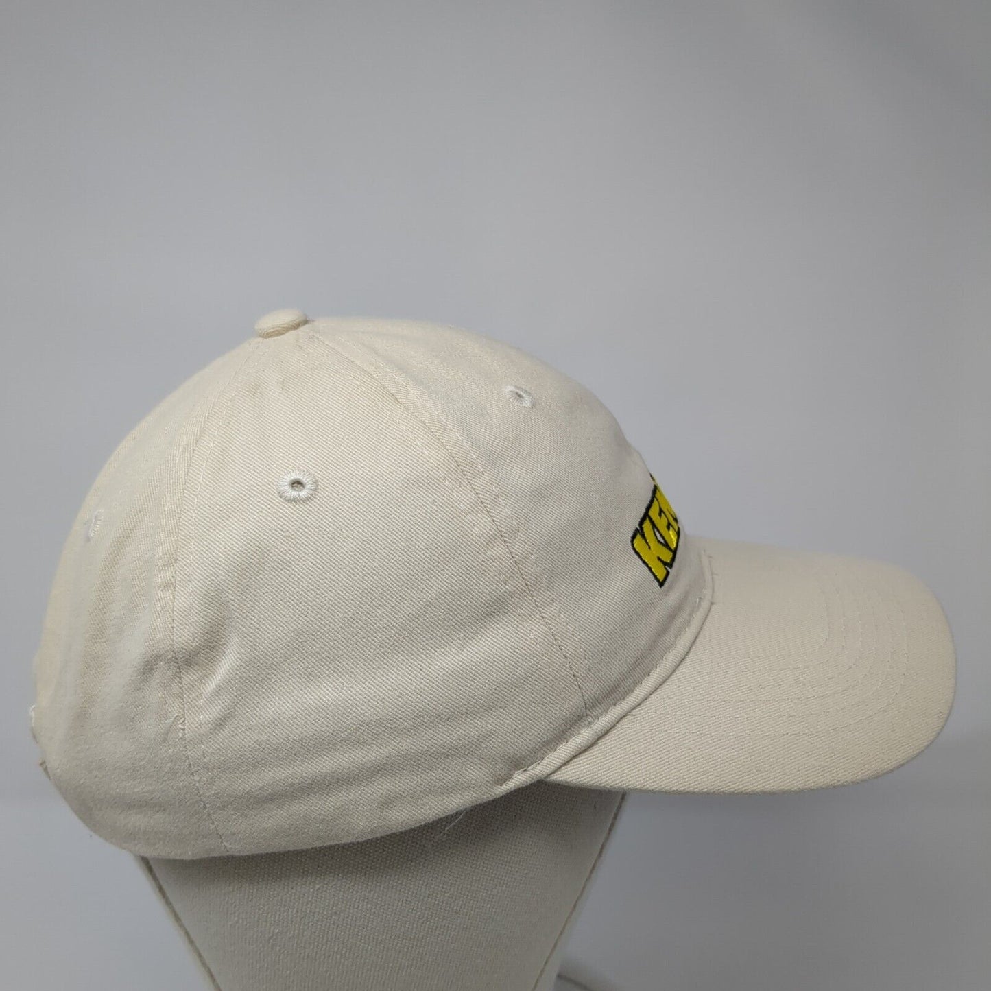 Kendall Strapback Hat Tan One Size Adjustable Embroidered 220C Pacific Headwear