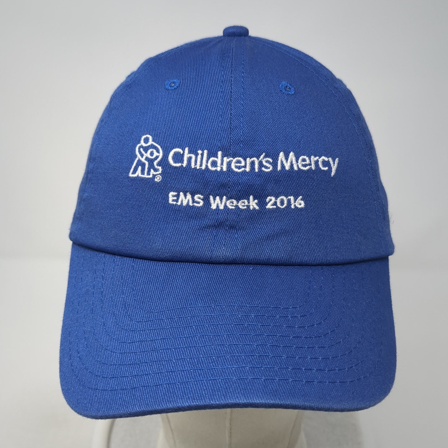 Children's Mercy EMS Week 2016 Strapback Hat Blue One Size Adjustable