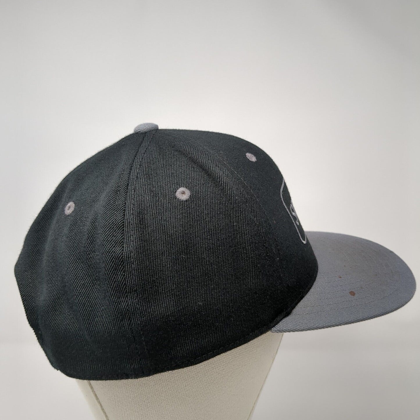 Say I Won't Snapback Hat Black One Size Embroidered Colorblock Yupoong