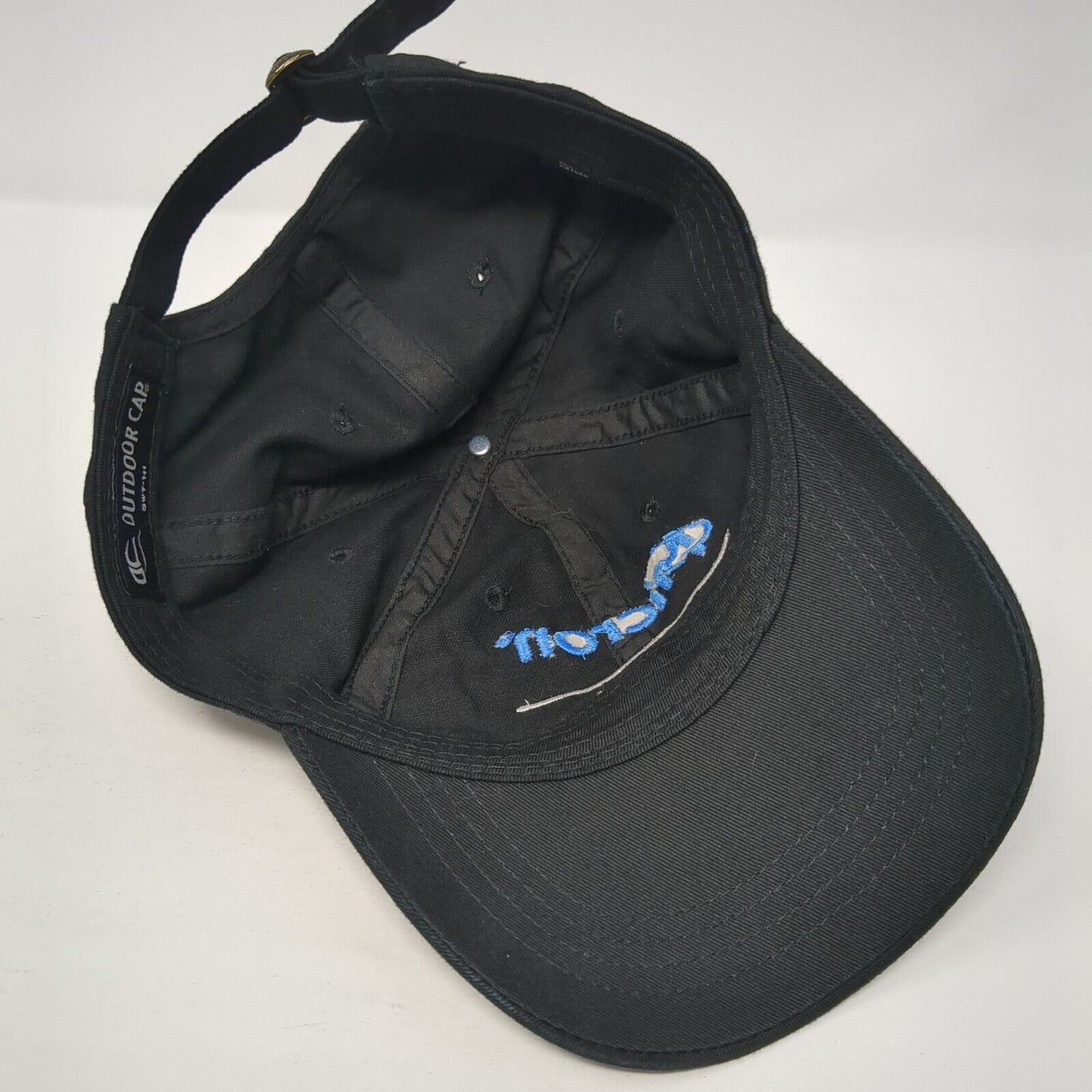 Micron Capable Adult Slideback Hat Black OS Adjustable Embroidered Outdoor Cap