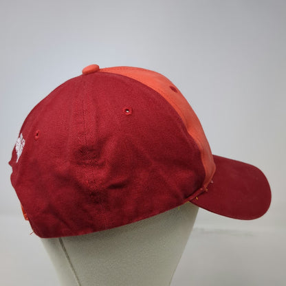 Utah Jazz NBA Snapback Red One Size Sunset State Logo Zions Bank Basketball Hat