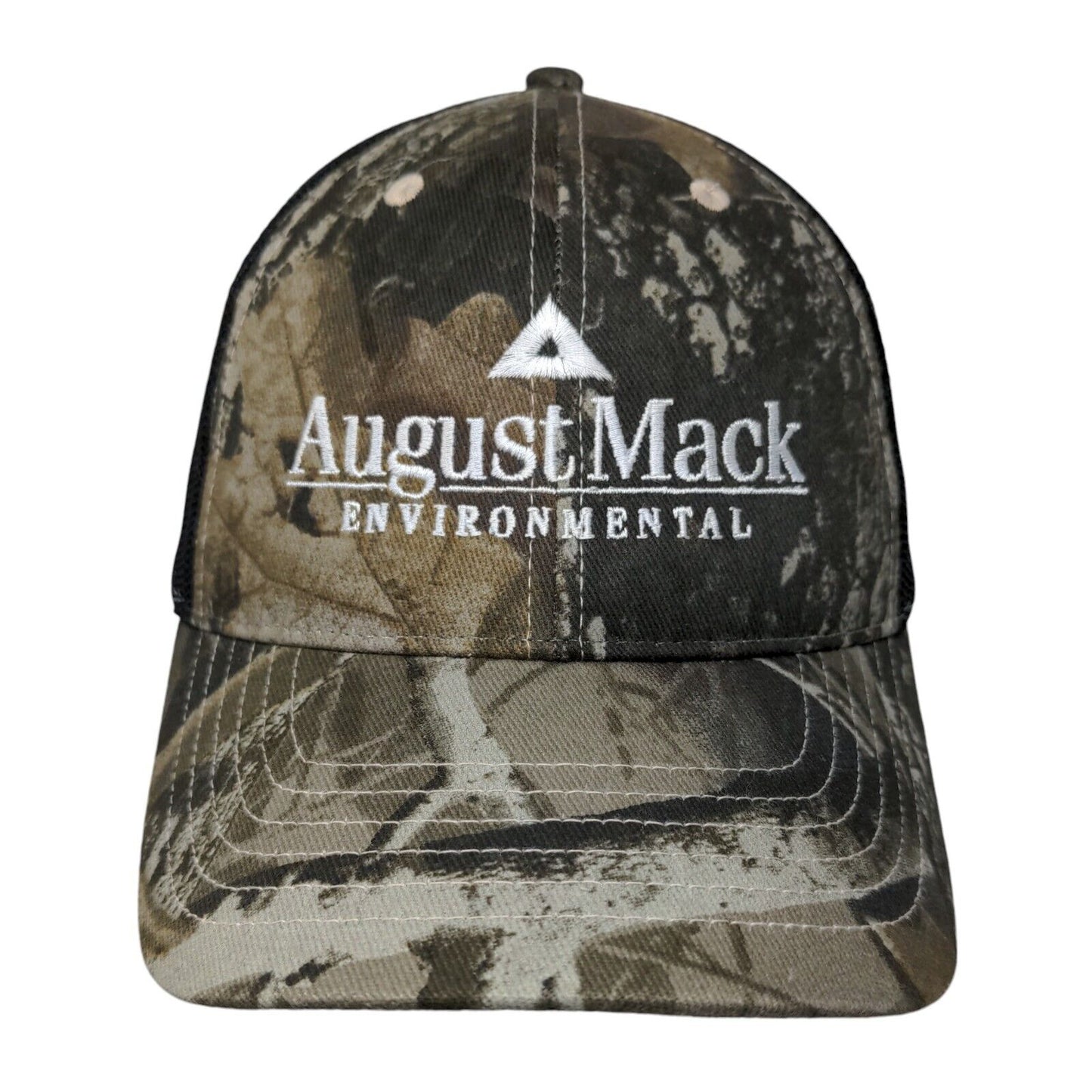 August Mack Environmental Strapback Trucker Hat Camouflage OSFA Mesh Back