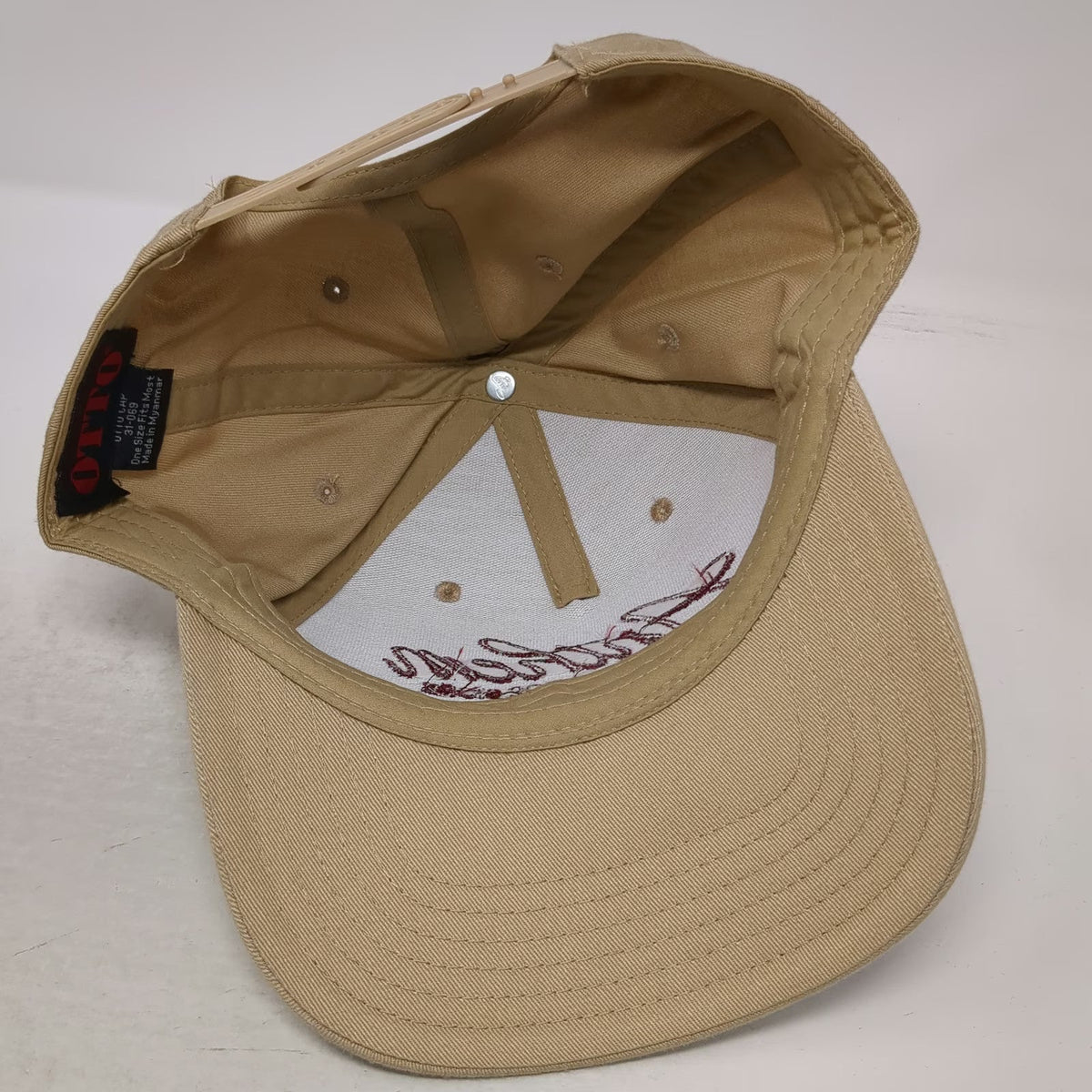 Otto 5 Panel Beige One Size Snapback Hat Anthem Made For More Structured Cap