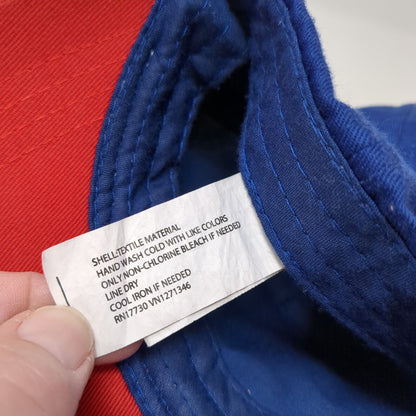 American Flag Slideback Hat Multi One Size Adjustable Colorblock Outdoor
