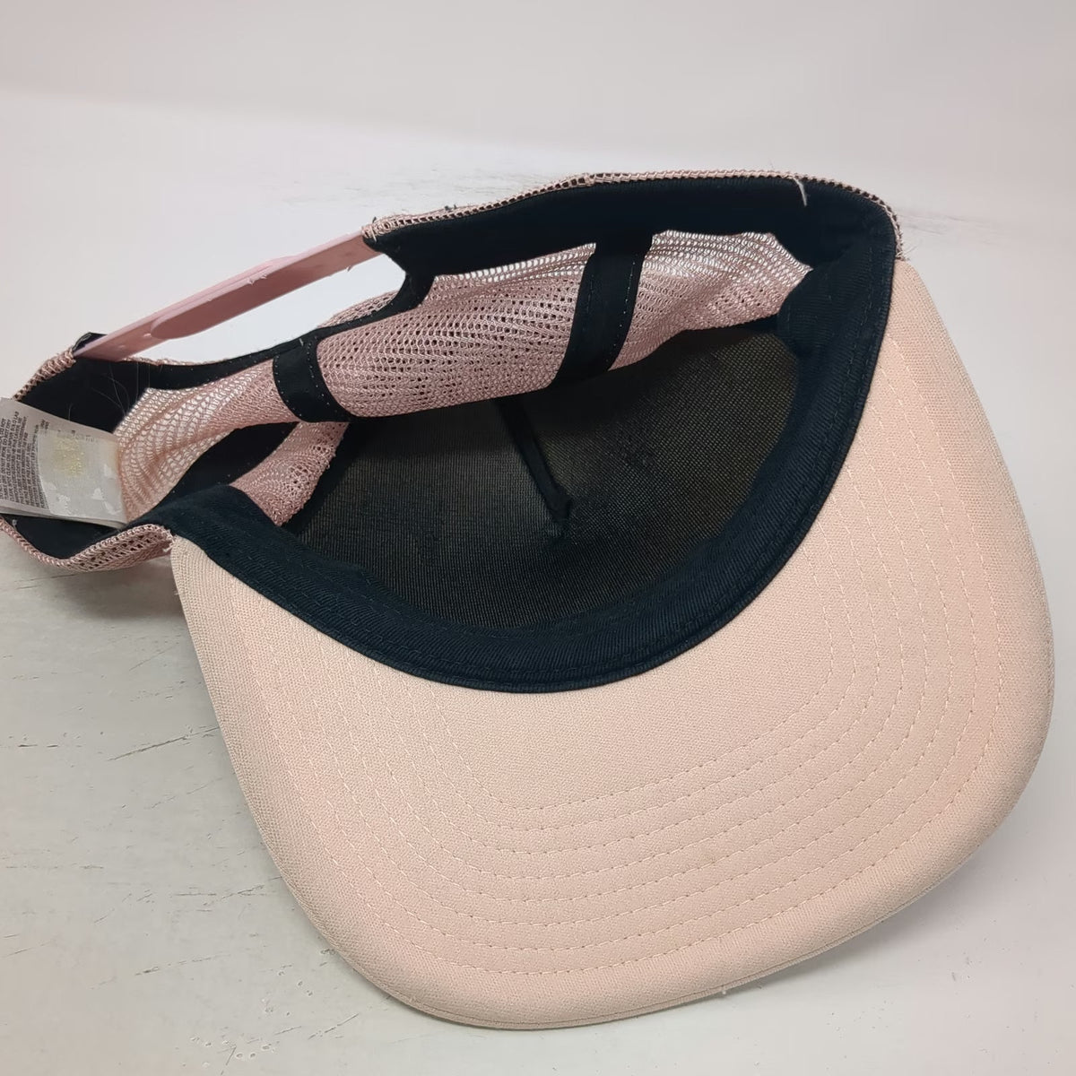 Vans Trucker Hat Pink One Size Off The Wall Palm Tree Graphic Mesh Snapback Logo