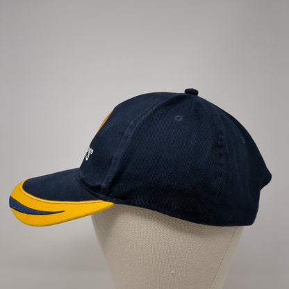 Fosters Strapback Hat Blue One Size Adjustable Embroidered 6 Panel Cotton