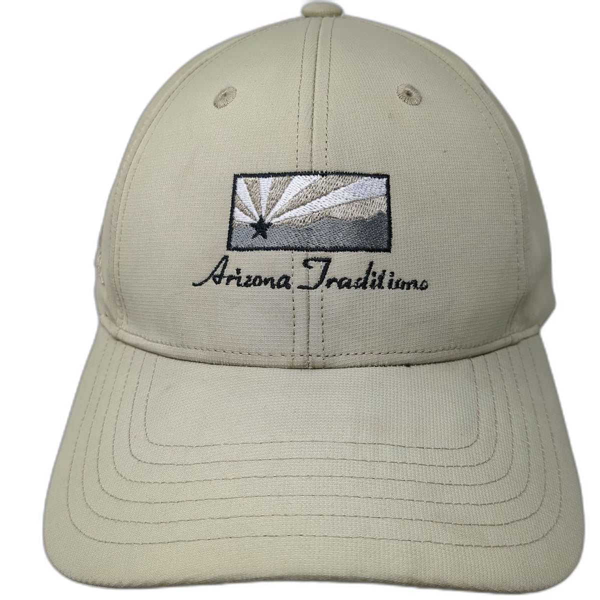Adidas Baseball Cap Beige One Size Arizona Traditions Strapback Polyester Hat