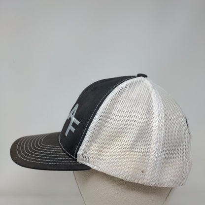 AF Alberty's Fence Snapback Trucker Hat Black One Size Mesh Back Richardson