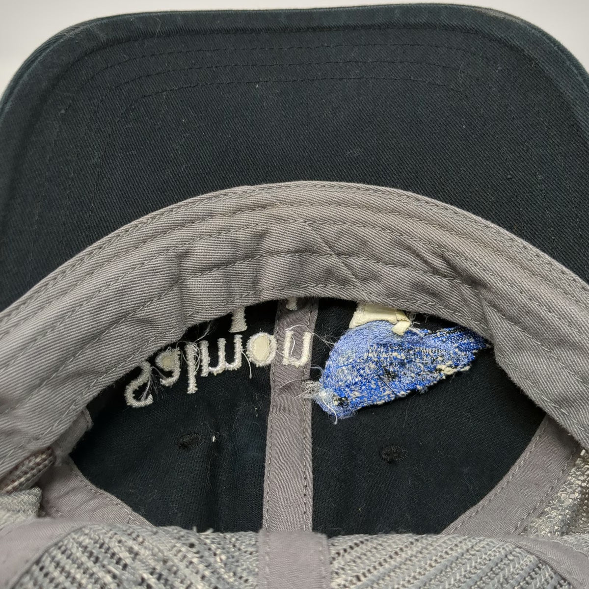 Richardson Trucker Hat Black L Salmon Idaho Embroidered Blue Bird Mesh